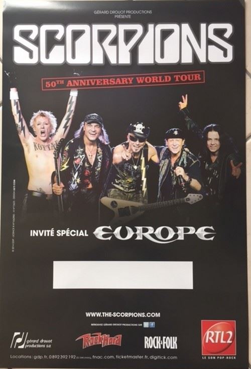 Scorpions - 40x60 cm - AFFICHE / POSTER État correct - 10,99 € Scorpions - 40x60 cm - AFFICHE / POSTER État correct reconditionné disponible sur Fnac