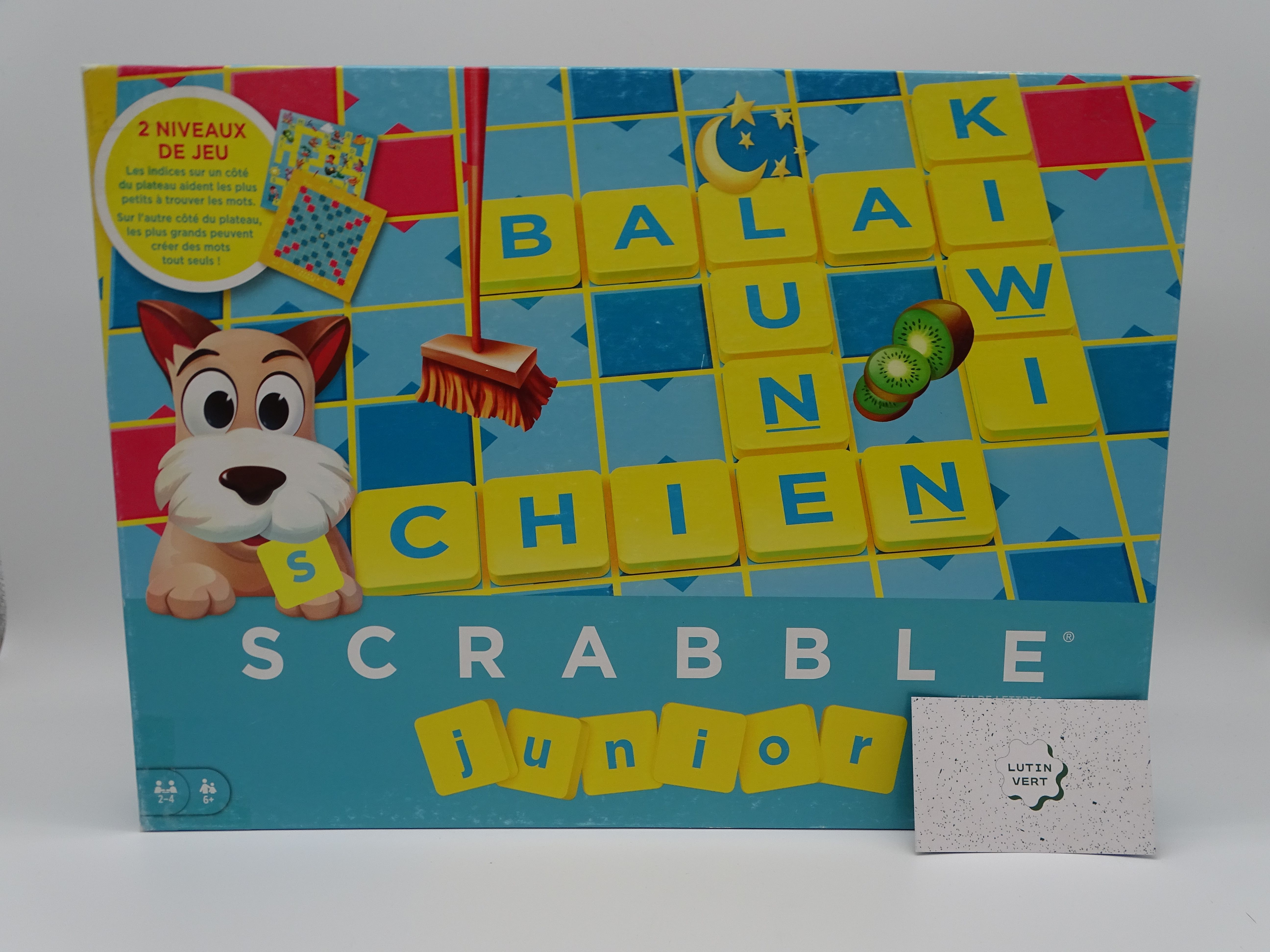 Scrabble Junior d'occasion MATTEL - Dès 6 ans | Réf 13163 Bon état - 13,00 € Scrabble Junior d'occasion MATTEL - Dès 6 ans | Réf 13163 Bon état reconditionné disponible sur Label Emmaüs