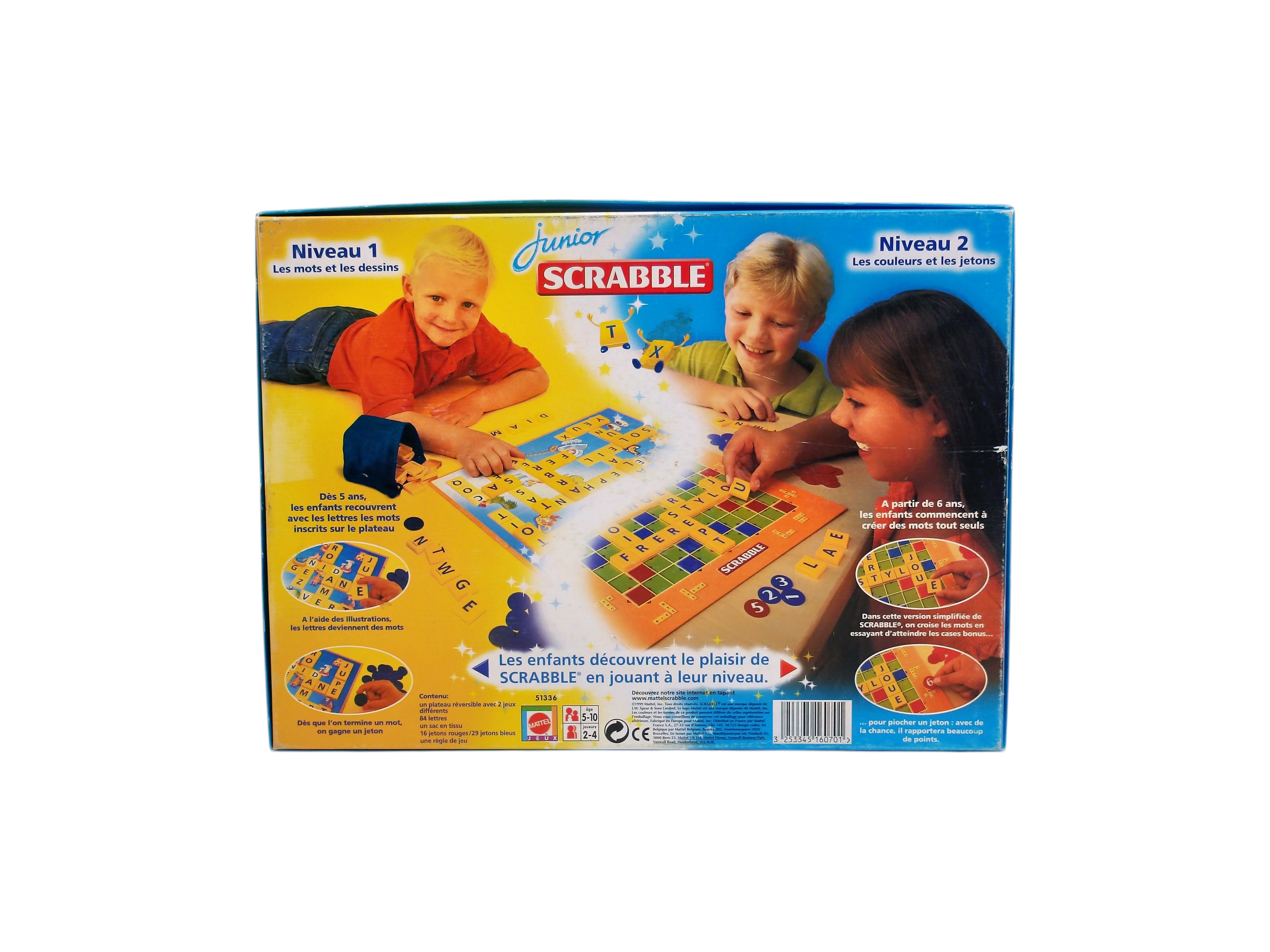 Voir photo 2 de Scrabble Junior- Édition 1999 Scrabble Junior- Édition 1999 Parfait état reconditionné photo 2