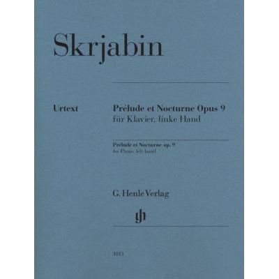 Scriabin Alexander - Prelude Et Nocturne Op9 (Pour La Main Gauche) - Piano État correct reconditionné disponible sur Fnac