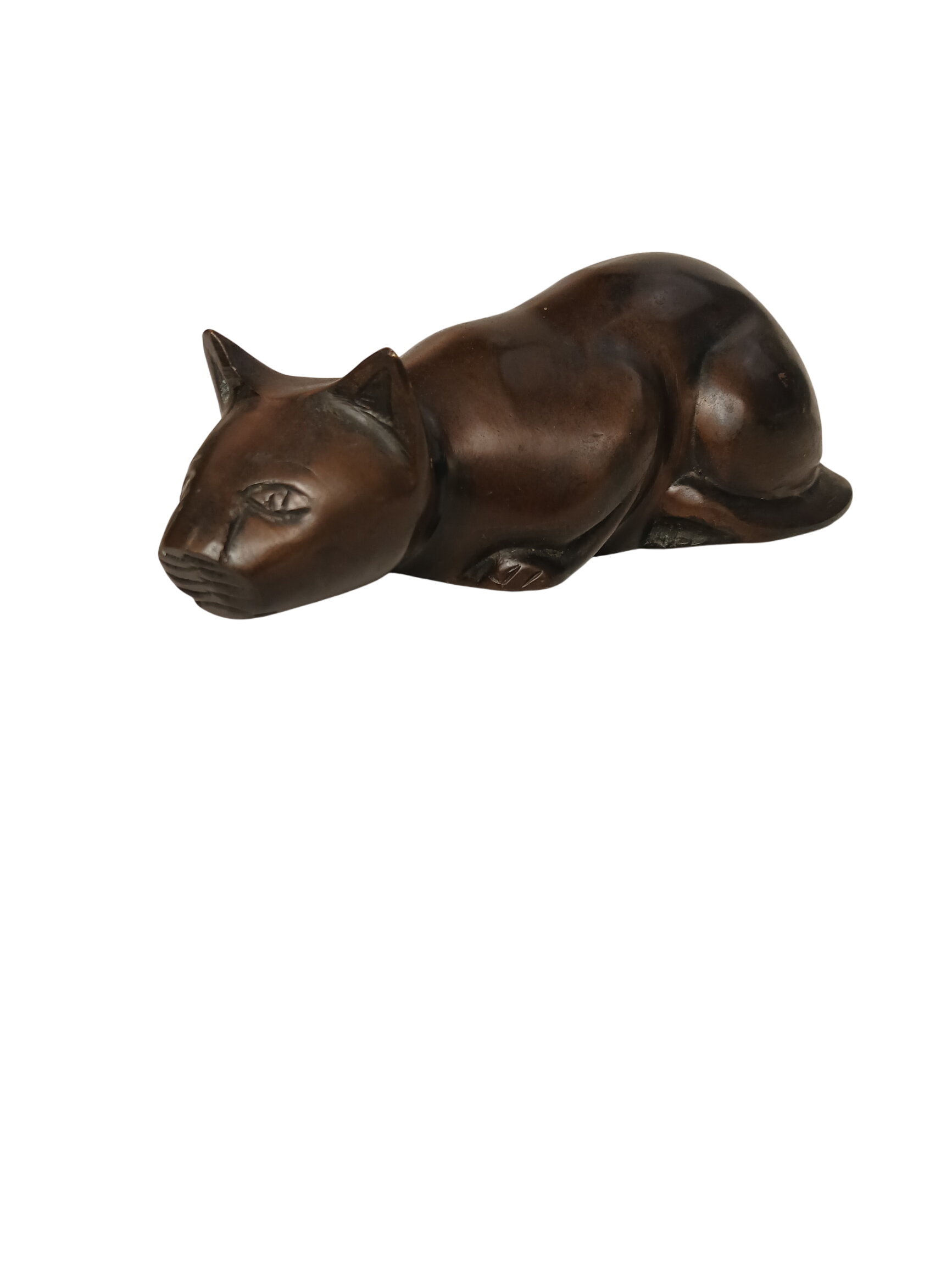 Sculpture animalière - chat en bronze Bon état - 100,00 € Sculpture animalière - chat en bronze Bon état reconditionné disponible sur Label Emmaüs