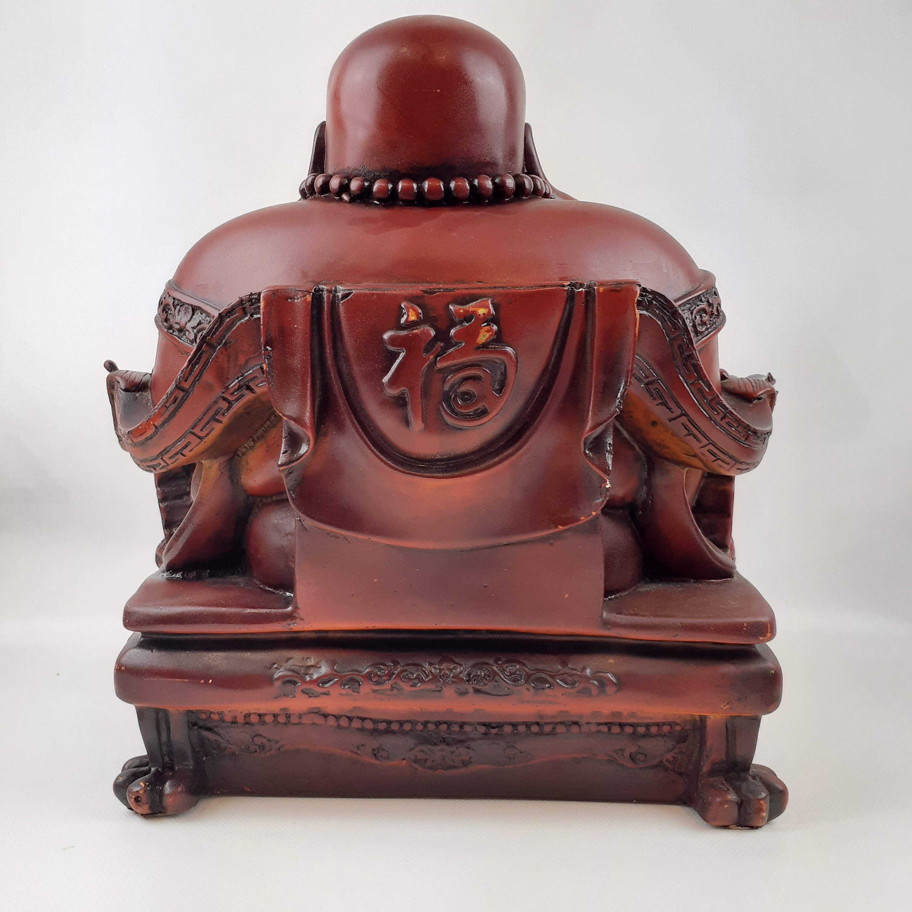 Voir photo 4 de Sculpture Bouddha rieur en résine Sculpture Bouddha rieur en résine Bon état reconditionné photo 4