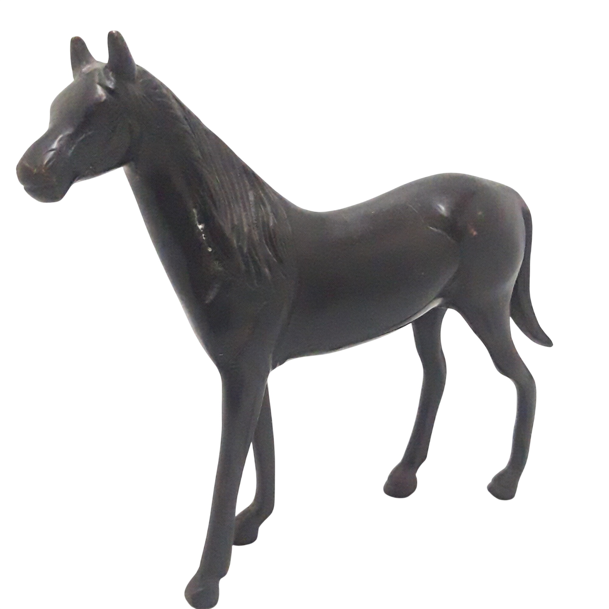 Sculpture Cheval en métal Bon état - 18,00 € Sculpture Cheval en métal Bon état reconditionné disponible sur Label Emmaüs