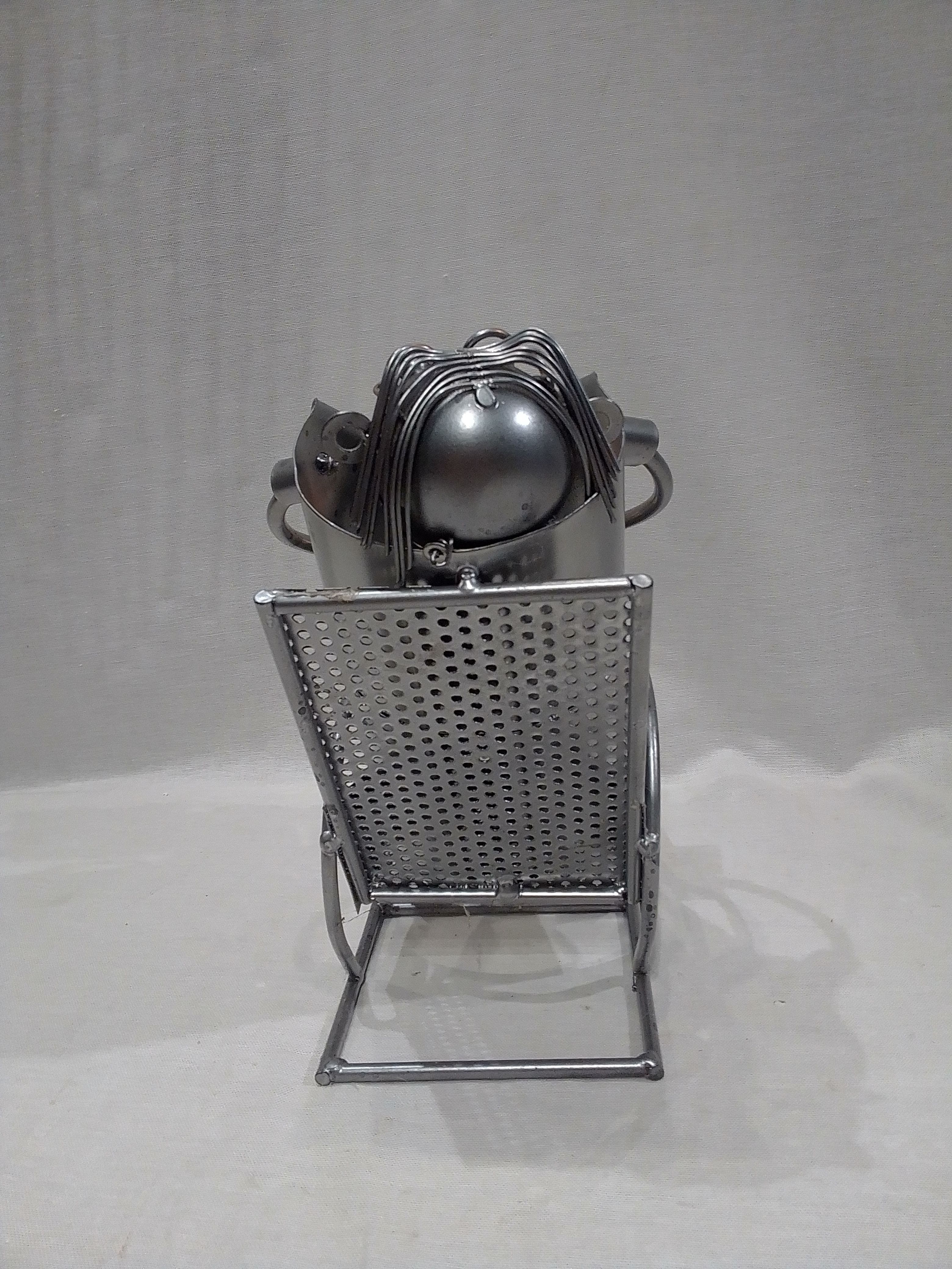Voir photo 3 de sculpture mini robot sculpture mini robot reconditionné photo 3