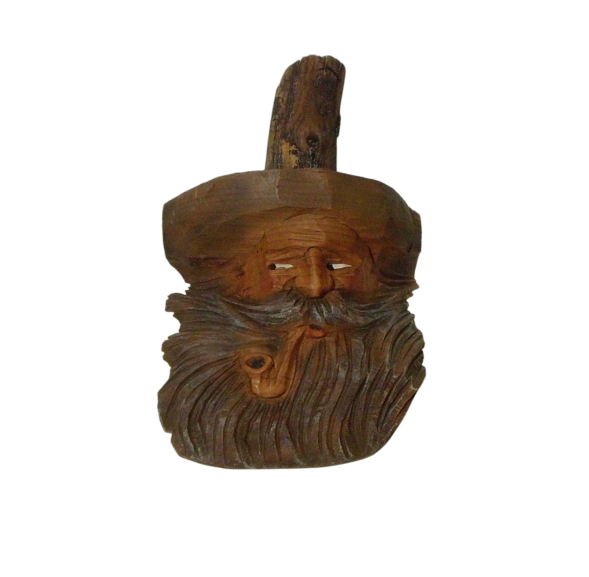 Sculpture murale originale sur bois "Vieil Homme à la Pipe" - Vintage Bon état - 13,00 € Sculpture murale originale sur bois "Vieil Homme à la Pipe" - Vintage Bon état reconditionné disponible sur Label Emmaüs