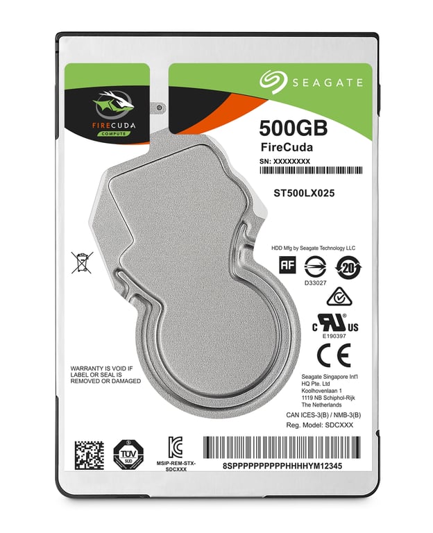 Seagate FireCuda 2.5 disque dur 500 Go 5400 tr/min 128 Mo 2.5 Série ATA III - Excellent état Parfait état - 70,00 € Seagate FireCuda 2.5 disque dur 500 Go 5400 tr/min 128 Mo 2.5 Série ATA III - Excellent état Parfait état Seagate reconditionné disponible sur Pixmania