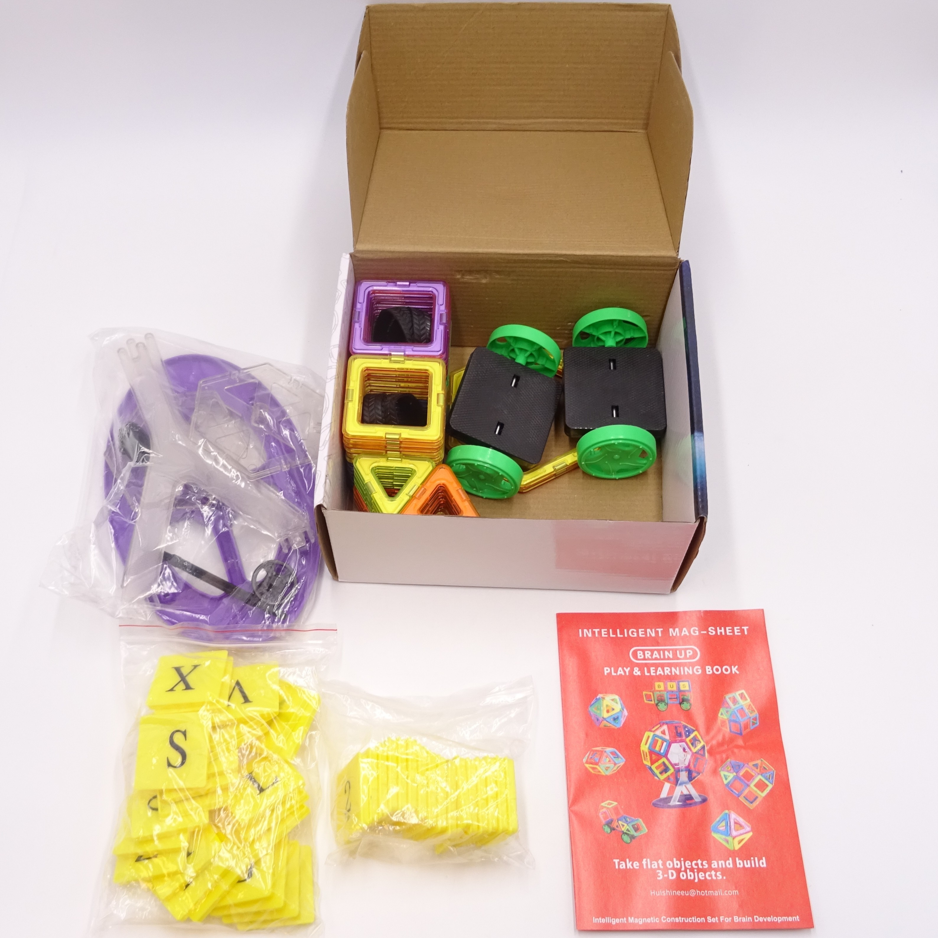 Voir photo 2 de Sealilac Construction Magnetique Enfant, 100 Pièces Sealilac Construction Magnetique Enfant, 100 Pièces Bon état reconditionné photo 2