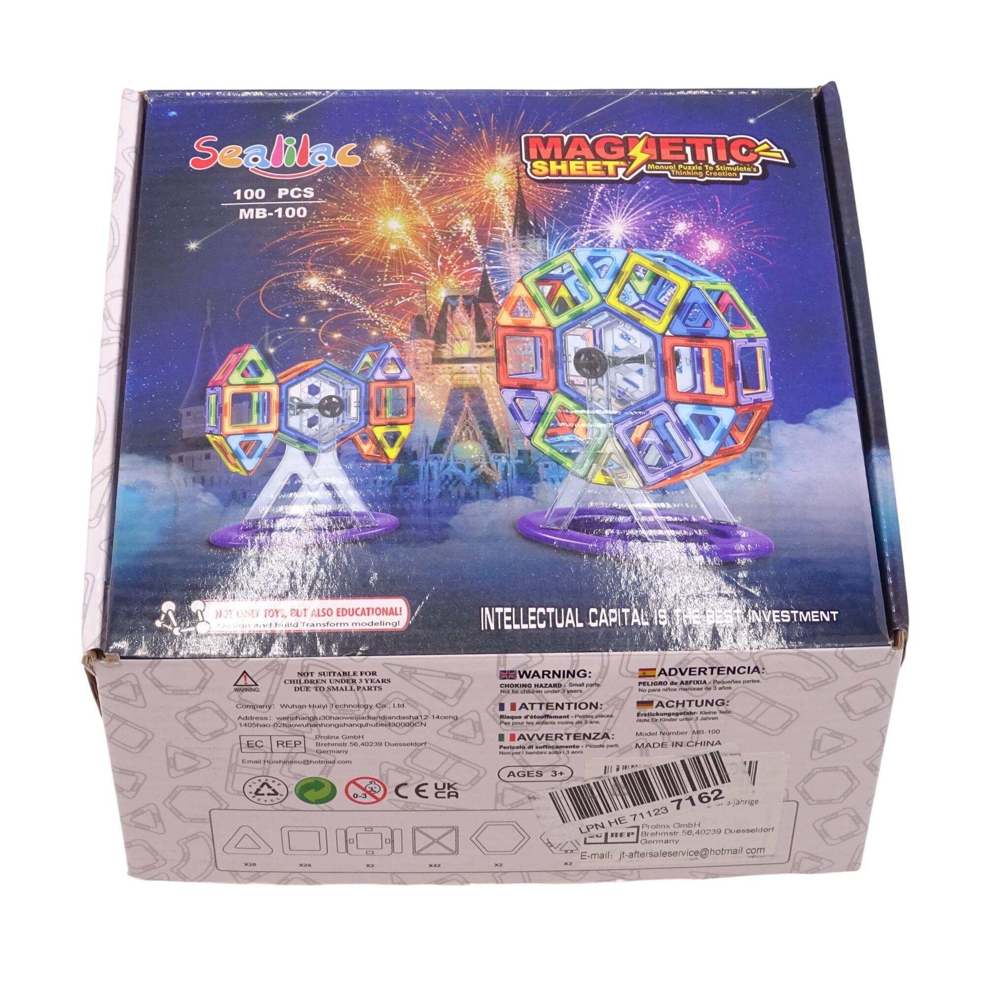 Acheter Sealilac Construction Magnetique Enfant, 100 Pièces Bon état - 12,00 € Sealilac Construction Magnetique Enfant, 100 Pièces Bon état reconditionné disponible sur Label Emmaüs