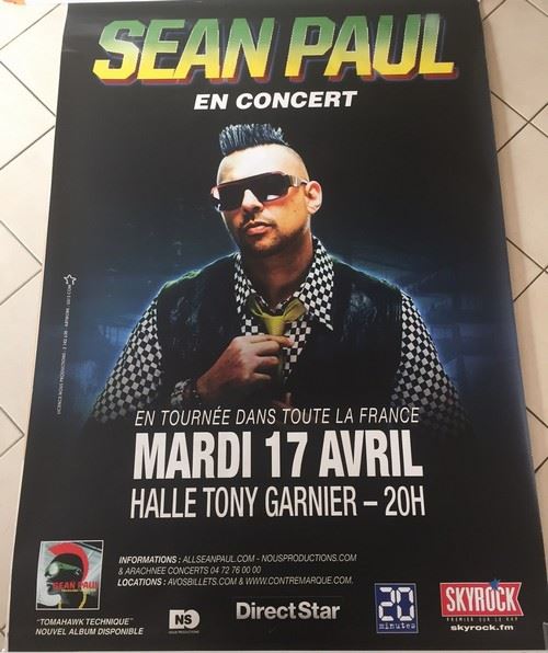 Acheter Sean Paul - 120x175 cm - AFFICHE / POSTER État correct - 26,99 € Sean Paul - 120x175 cm - AFFICHE / POSTER État correct N/A reconditionné disponible sur Fnac