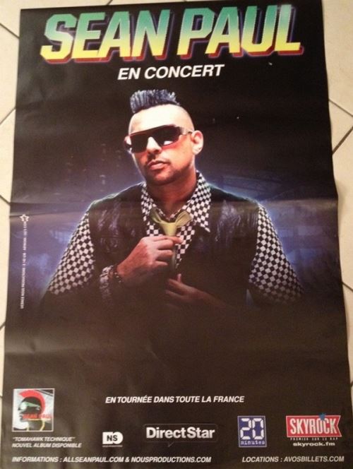 Sean Paul - 70x100 cm - AFFICHE / POSTER État correct N/A reconditionné disponible sur Fnac