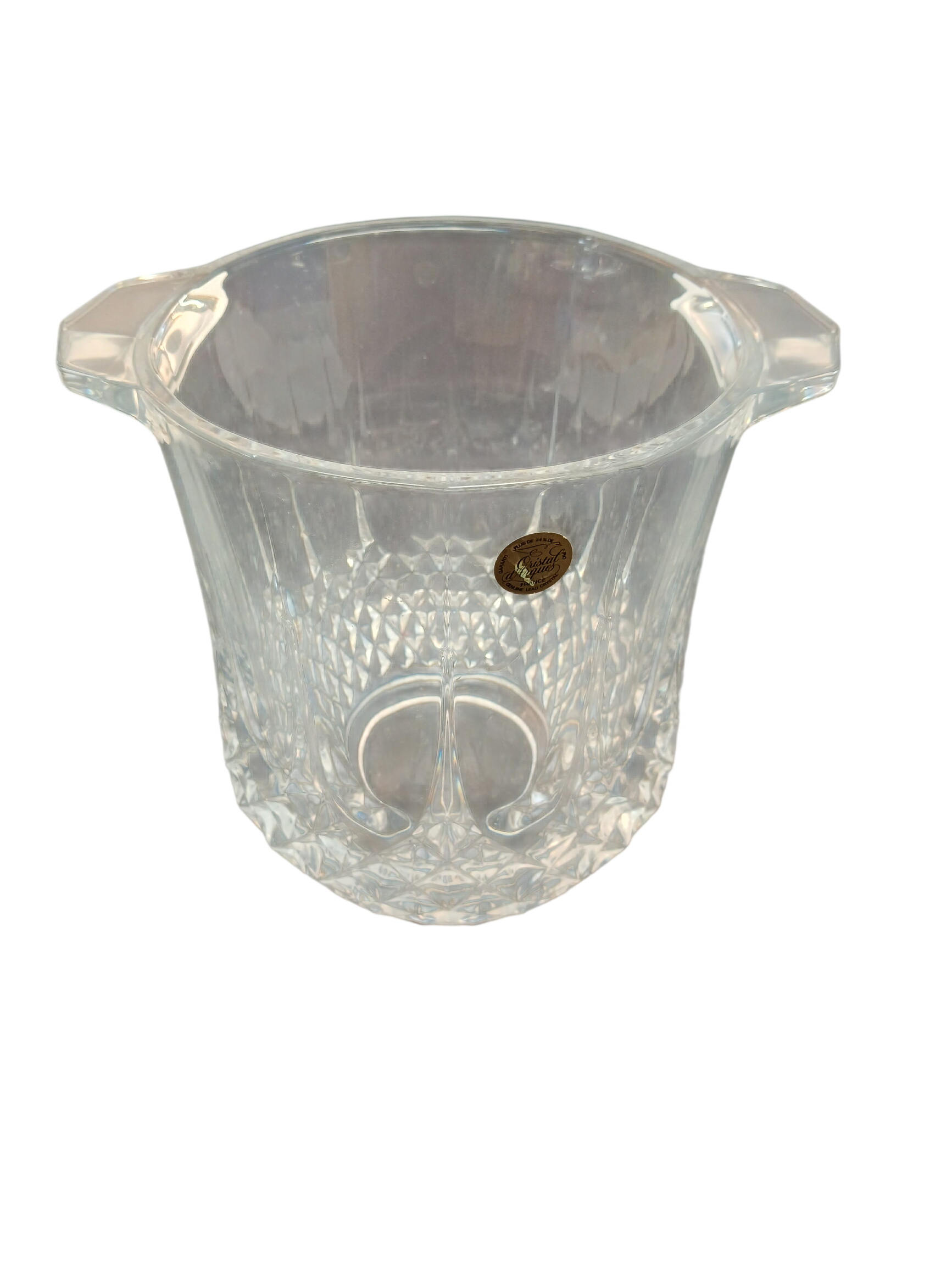 Acheter Seau à champagne - cristal d'Arques Bon état - 25,00 € Seau à champagne - cristal d'Arques Bon état reconditionné disponible sur Label Emmaüs