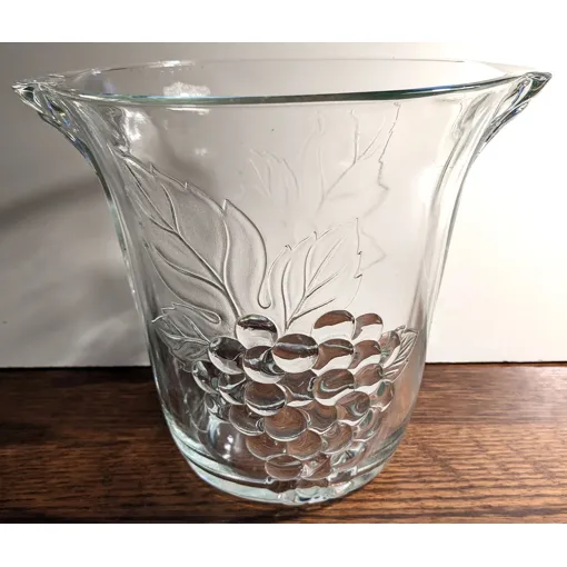 Seau À Champagne En Verre Décor "Raisins occasion reconditionné disponible sur Rakuten
