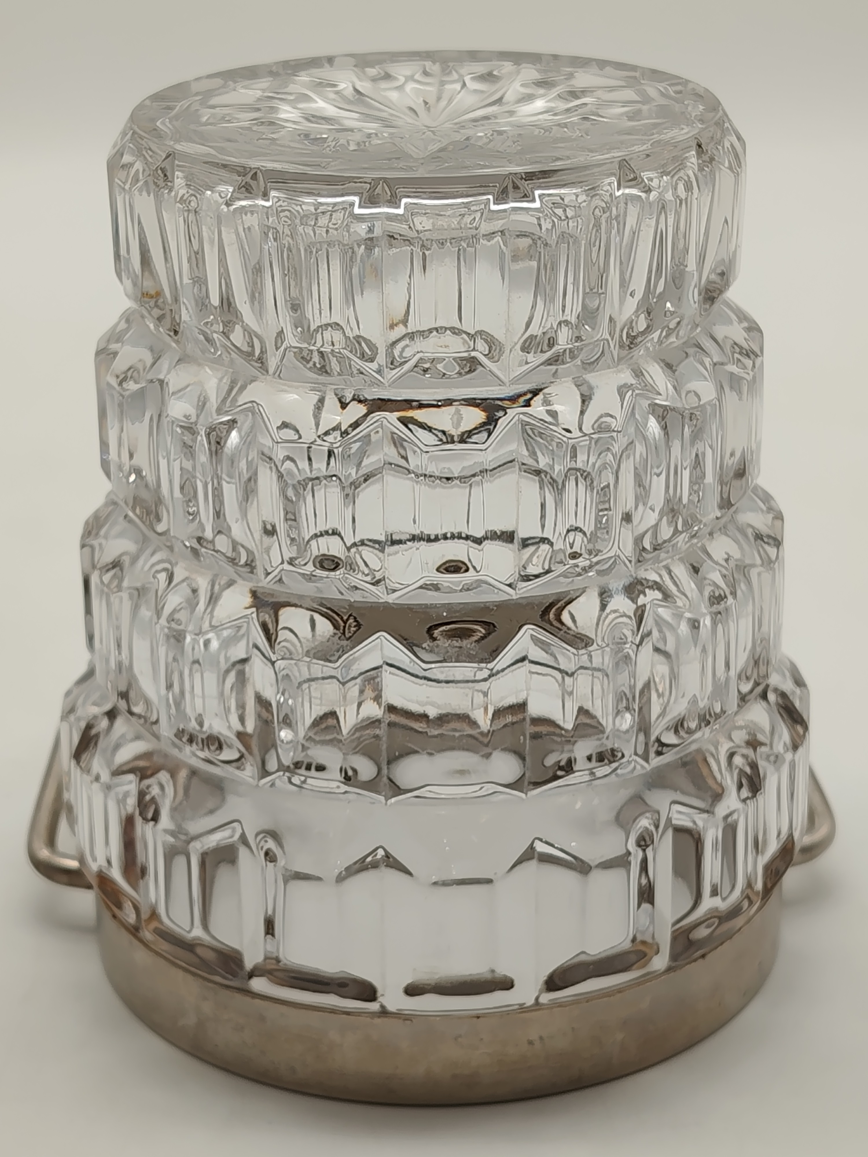 Voir photo 4 de Seau à glace en verre Champenois Art déco Seau à glace en verre Champenois Art déco Très bon état reconditionné photo 4