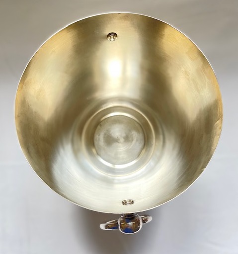 Voir photo 3 de Seau à Glace ou Petit Seau à bouteille en métal argenté, Travail moderne Seau à Glace ou Petit Seau à bouteille en métal argenté, Travail moderne État correct reconditionné photo 3