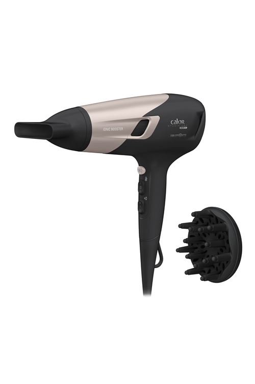 Sèche-cheveux Calor Booster ionique Studio Dry Glow CV5831C0 Noir Or État correct reconditionné disponible sur Fnac