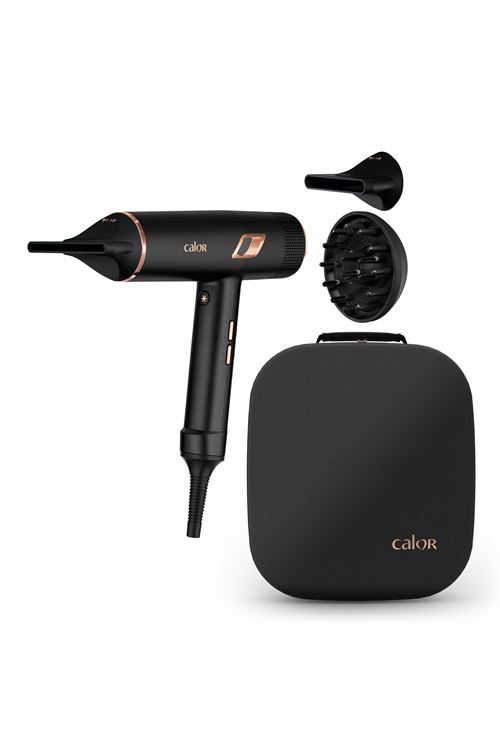 Seche-cheveux Calor Maestria Ultra-leger CV9920C3 Noir et Or Rose État correct Calor reconditionné disponible sur Fnac
