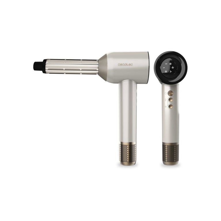 Sèche-cheveux Cecotec DryGlam Waves Champagne 1600 W Plasma 110000 tr/min Brushless avec têtes Coanda 4-en-1 Noir - Très bon état Très bon état Cecotec reconditionné photo 2 | Dero