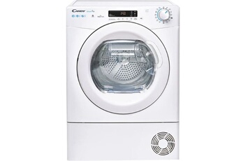 - Sèche-linge Ouverture frontale 3, CSOEH10A2DE-S, Blanc, L:59.6cm, H:85cm, P:60.7cm, Classe énergétique : A++ Très bon état Candy reconditionné disponible sur Darty