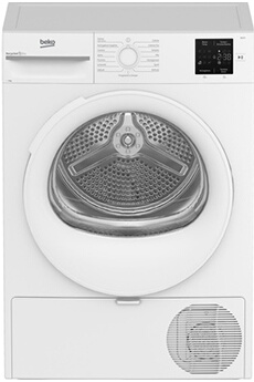 Sèche-linge pompe à chaleur BMTR38W blanc 8 kg Très bon état Beko reconditionné disponible sur Darty