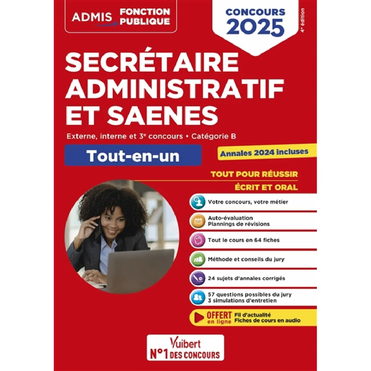 Acheter Secrétaire administratif et SAENES : externe, interne et 3e concours, catégorie B : tout-en-un, concours 2025 État correct - 14,06 € Secrétaire administratif et SAENES : externe, interne et 3e concours, catégorie B : tout-en-un, concours 2025 État correct N/A (Il ne s'agit pas d'une marque reconditionné disponible sur Rue du Commerce Seconde Vie