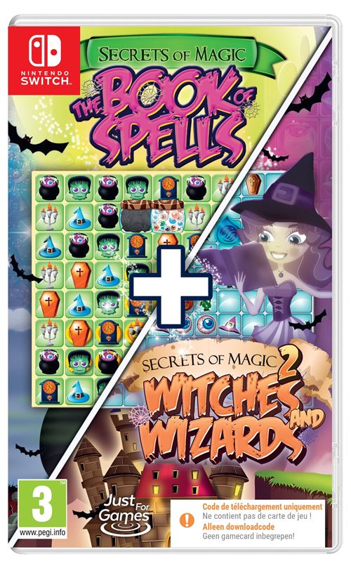 Secrets of Magic 1 + 2 Code in a box Nintendo Switch État correct - 19,41 € Secrets of Magic 1 + 2 Code in a box Nintendo Switch État correct Just for Games reconditionné disponible sur Fnac