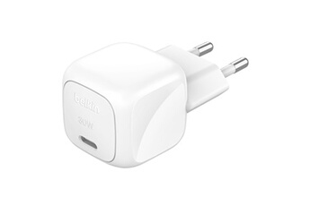 Acheter secteur USB-C 30W Power Delivery, blanc. Bon état - 15,99 € | Dero secteur USB-C 30W Power Delivery, blanc. Bon état Belkin reconditionné disponible sur Darty | Dero