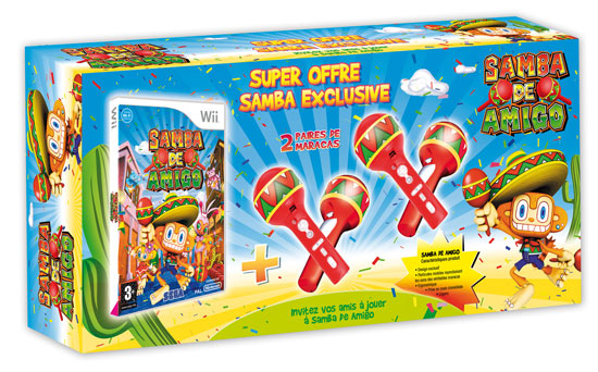 Sega Pack de 2 paires maracas + Samba De Amigo Wii État correct Sega reconditionné disponible sur Fnac