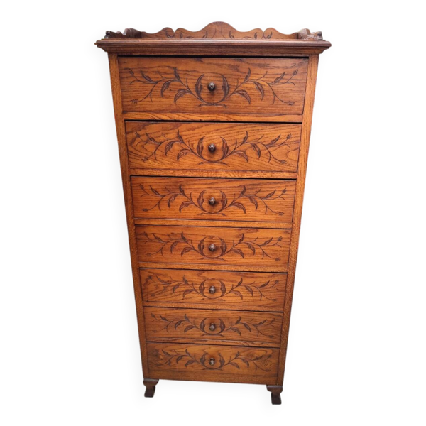 Acheter Semainier début 19eme Bon état - 1450,00 € Semainier début 19eme Bon état reconditionné disponible sur Selency