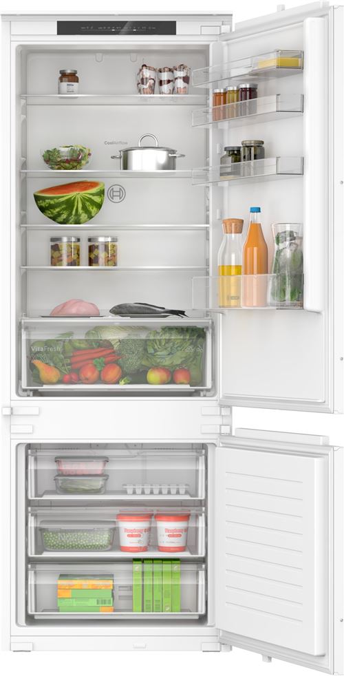 Série 2 Réfrigérateur combiné intégrable 193.5 x 69.1 cm Charnières à glissières KBN96NSE0 État correct N/A reconditionné disponible sur Fnac