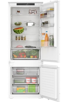 Série 2 Réfrigérateur combiné intégrable 193.5 x 69.1 cm Charnières à glissières KBN96NSE0 Bon état Bosch reconditionné disponible sur Darty