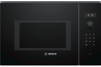 Serie | 6 BFL554MB0 - Four micro-ondes monofonction - encastrable - 25 litres - 900 Watt - noir Bon état Bosch reconditionné disponible sur Darty