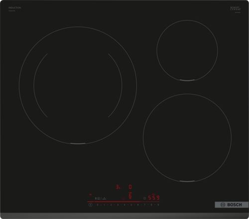 Série 6 Table à induction 60 cm Noir, sans cadre PIJ631HB1E État correct N/A reconditionné disponible sur Fnac