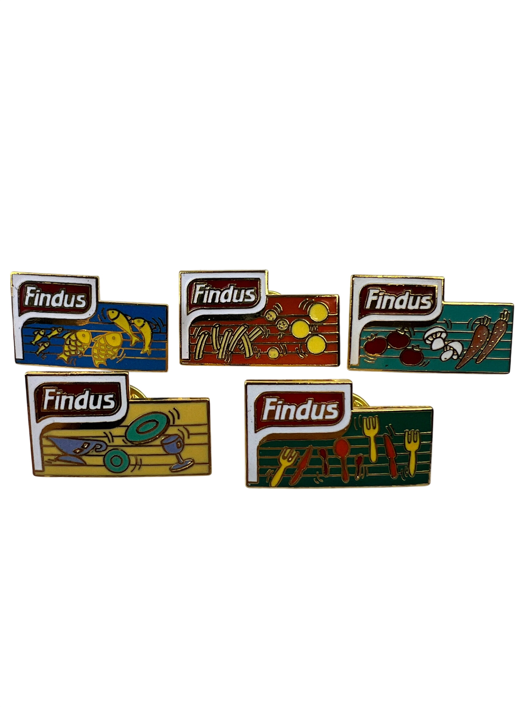 Série de Pin's Findus 5 Pin's Parfait état - 29,00 € Série de Pin's Findus 5 Pin's Parfait état reconditionné disponible sur Label Emmaüs
