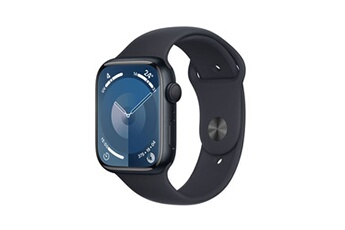 Series 9 GPS 45 mm Boîtier en Aluminium Midnight avec Bracelet de Sport Midnight - M/L Très bon état Apple reconditionné disponible sur Darty