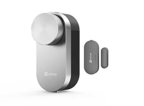 Serrure connectée Ezviz DL01Pro Argent + Capteur porte État correct Ezviz reconditionné disponible sur Fnac