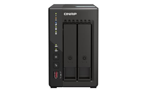 Serveur NAS Qnap TS-253E-8G 8Go Noir État correct - 437,99 € Serveur NAS Qnap TS-253E-8G 8Go Noir État correct QNAP reconditionné disponible sur Fnac
