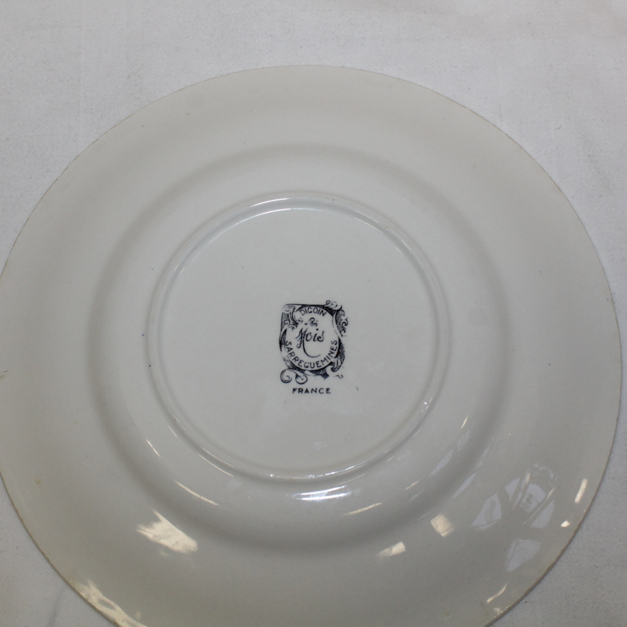 Voir photo 3 de Service 5 assiette " Les mois Digoin Sarreguemines " Service 5 assiette " Les mois Digoin Sarreguemines " Bon état reconditionné photo 3