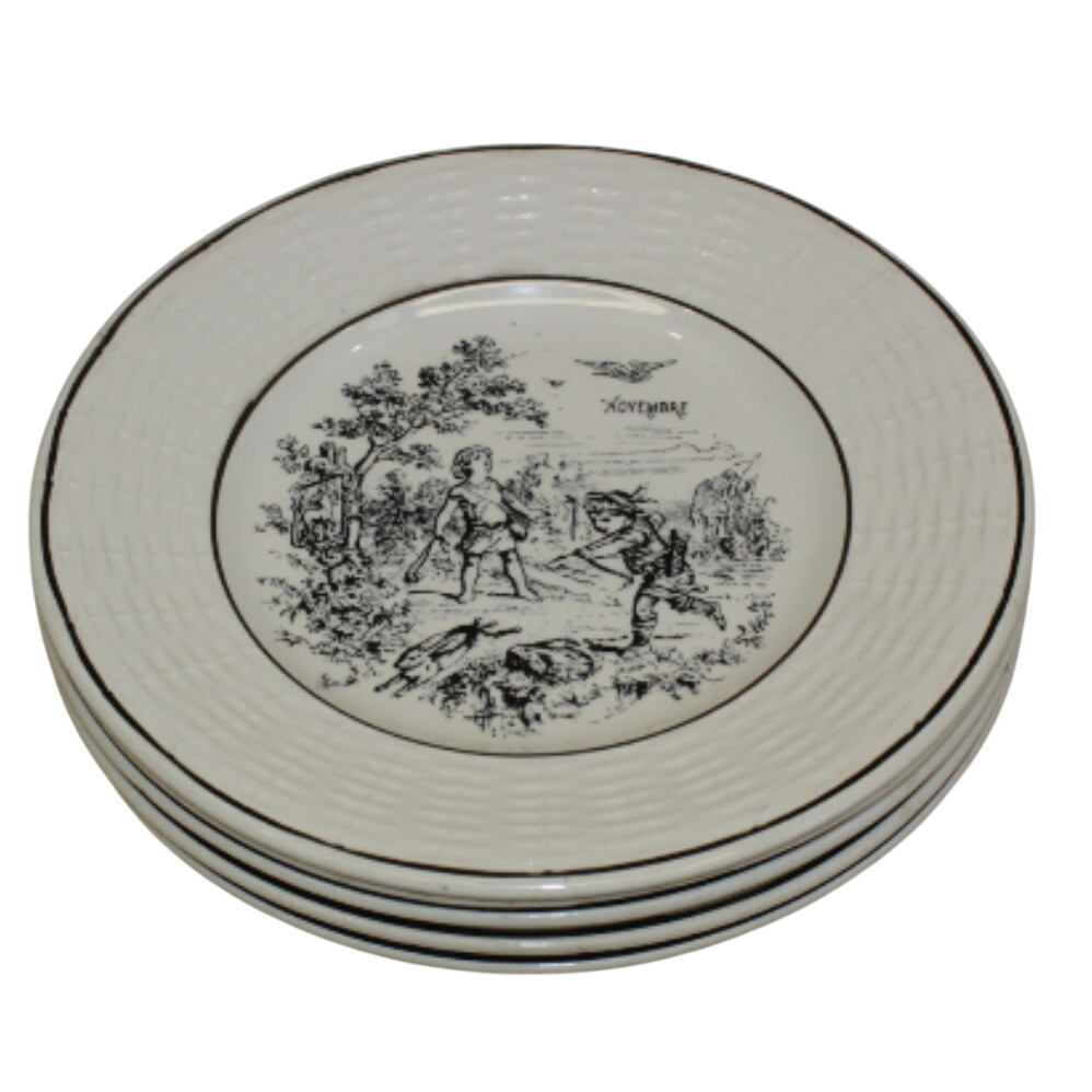 Acheter Service 5 assiette " Les mois Digoin Sarreguemines " Bon état - 45,00 € Service 5 assiette " Les mois Digoin Sarreguemines " Bon état reconditionné disponible sur Label Emmaüs