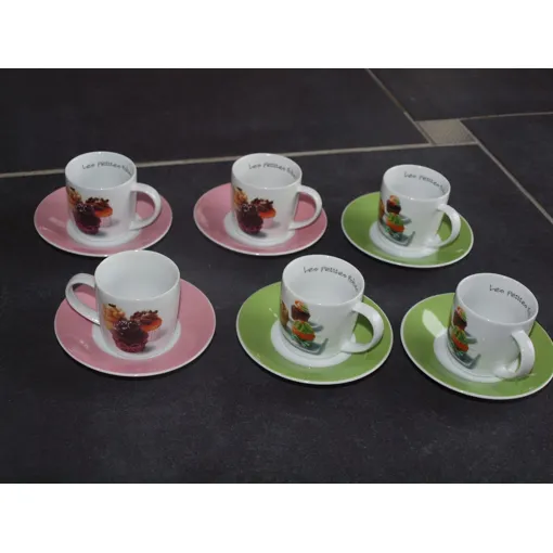 Service 6 Tasses Espresso "Happy Moments occasion reconditionné disponible sur Rakuten