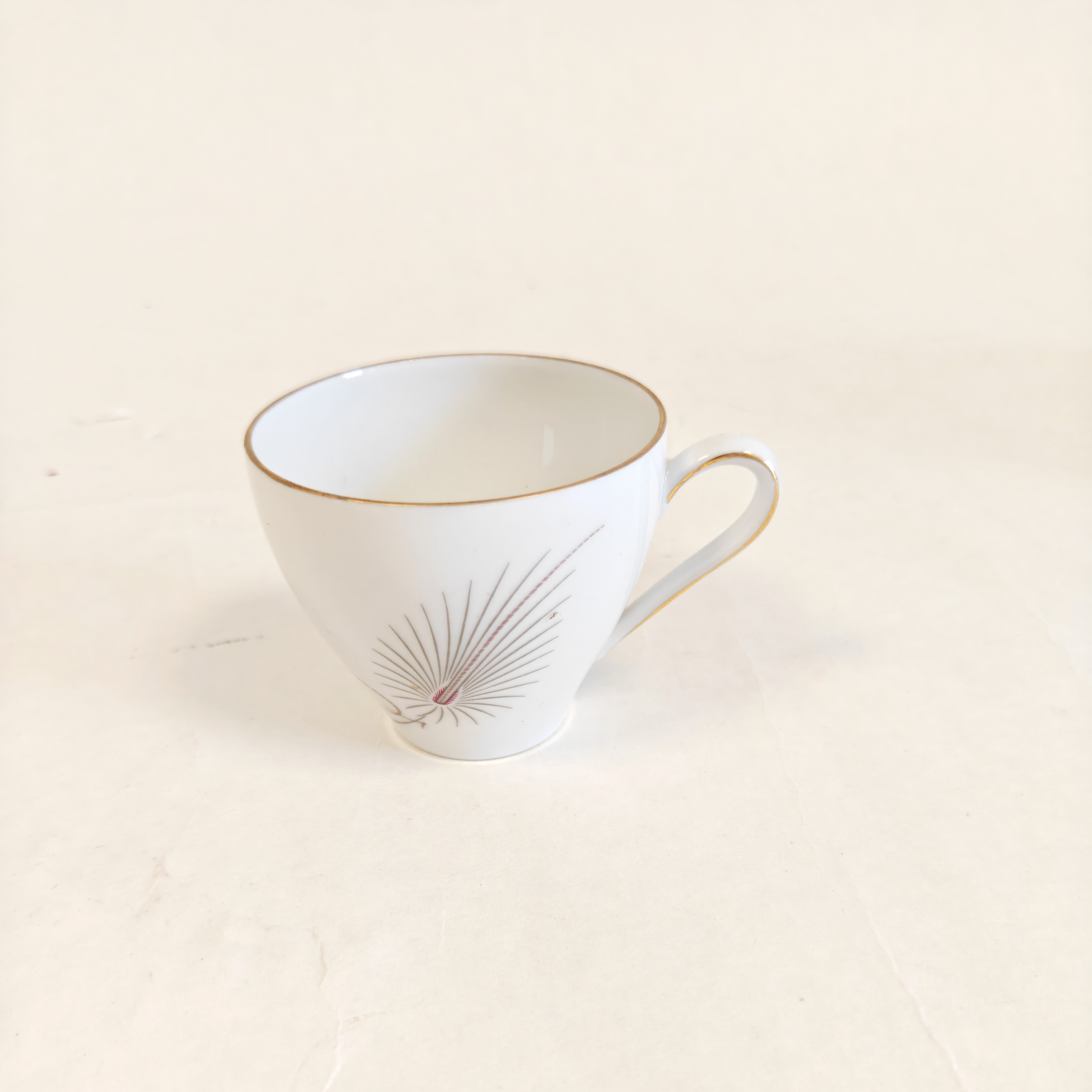 Voir photo 5 de Service à café Eschenbach Bavaria Germany en porcelaine blanche 6 tasses et 6 soucoupes Service à café Eschenbach Bavaria Germany en porcelaine blanche 6 tasses et 6 soucoupes reconditionné photo 5