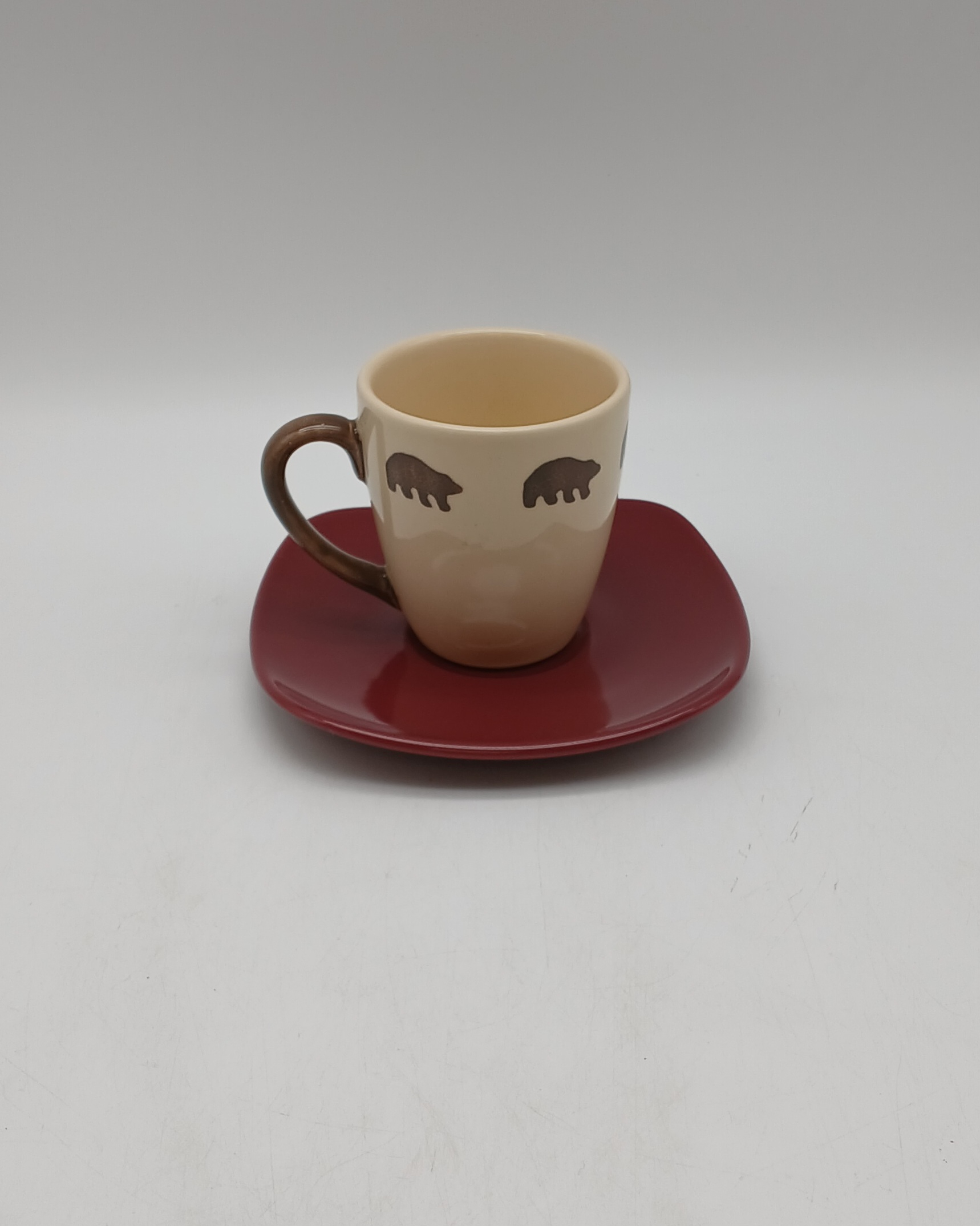 Voir photo 11 de Service à café - expresso complet de 6 tasses et 6 soucoupes - Ours - Chaleureux Service à café - expresso complet de 6 tasses et 6 soucoupes - Ours - Chaleureux reconditionné photo 11