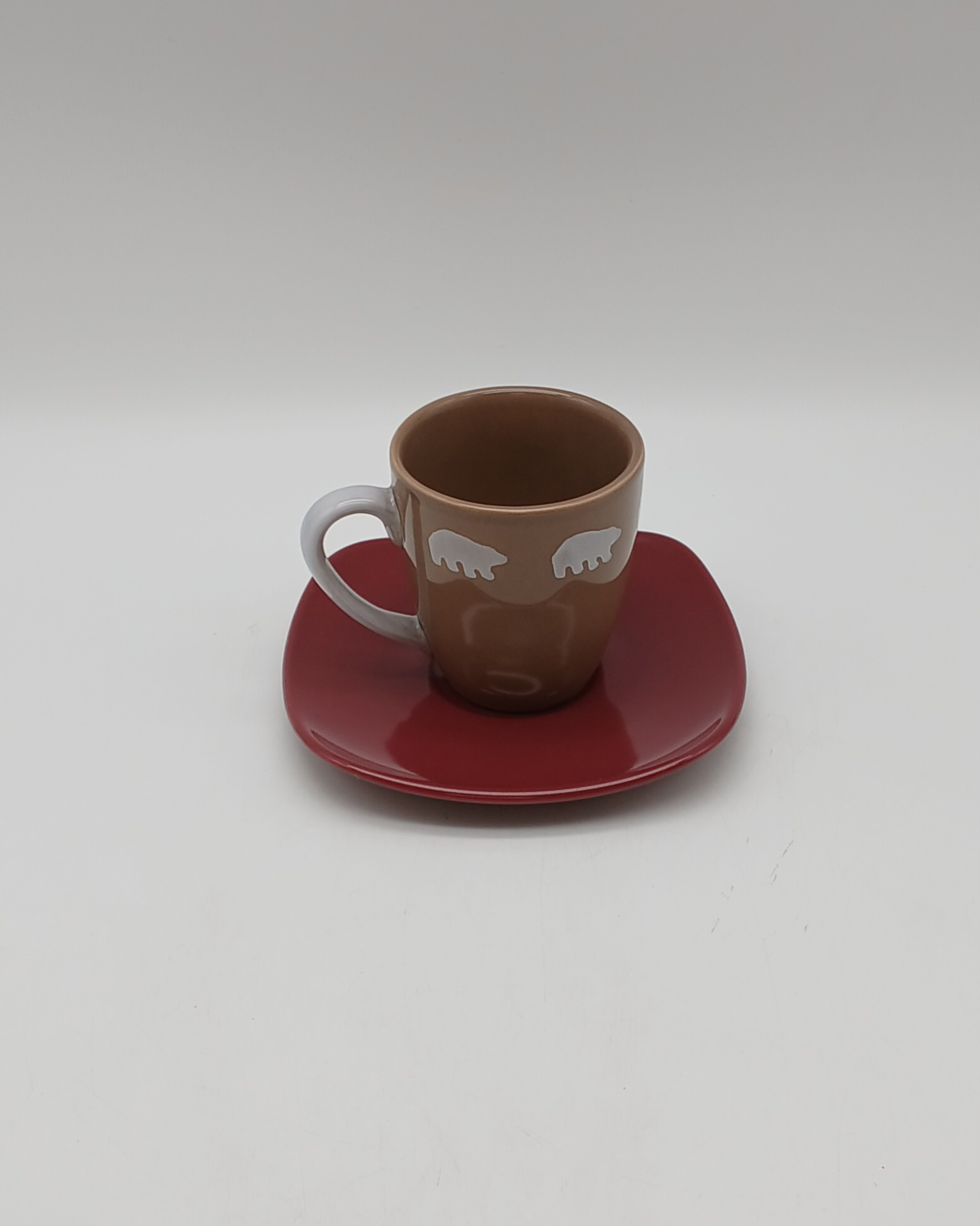 Voir photo 12 de Service à café - expresso complet de 6 tasses et 6 soucoupes - Ours - Chaleureux Service à café - expresso complet de 6 tasses et 6 soucoupes - Ours - Chaleureux reconditionné photo 12