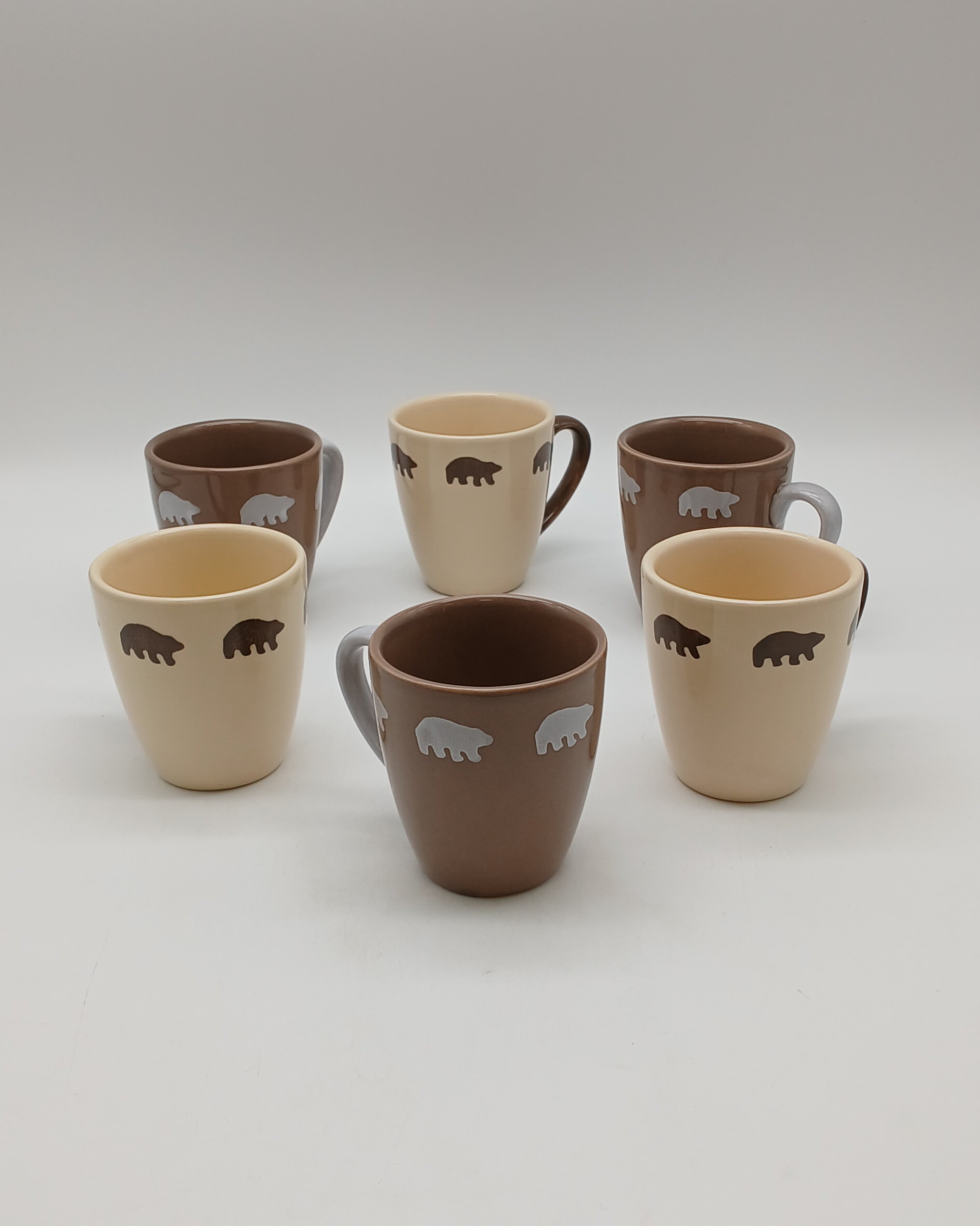 Voir photo 4 de Service à café - expresso complet de 6 tasses et 6 soucoupes - Ours - Chaleureux Service à café - expresso complet de 6 tasses et 6 soucoupes - Ours - Chaleureux reconditionné photo 4