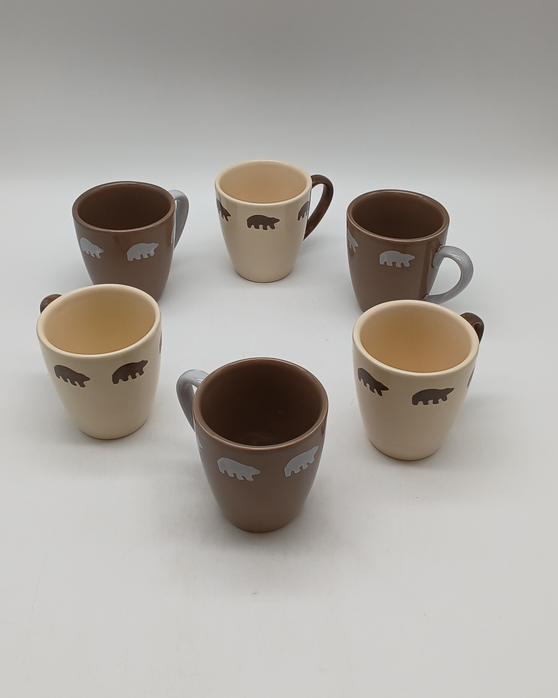Voir photo 5 de Service à café - expresso complet de 6 tasses et 6 soucoupes - Ours - Chaleureux Service à café - expresso complet de 6 tasses et 6 soucoupes - Ours - Chaleureux reconditionné photo 5