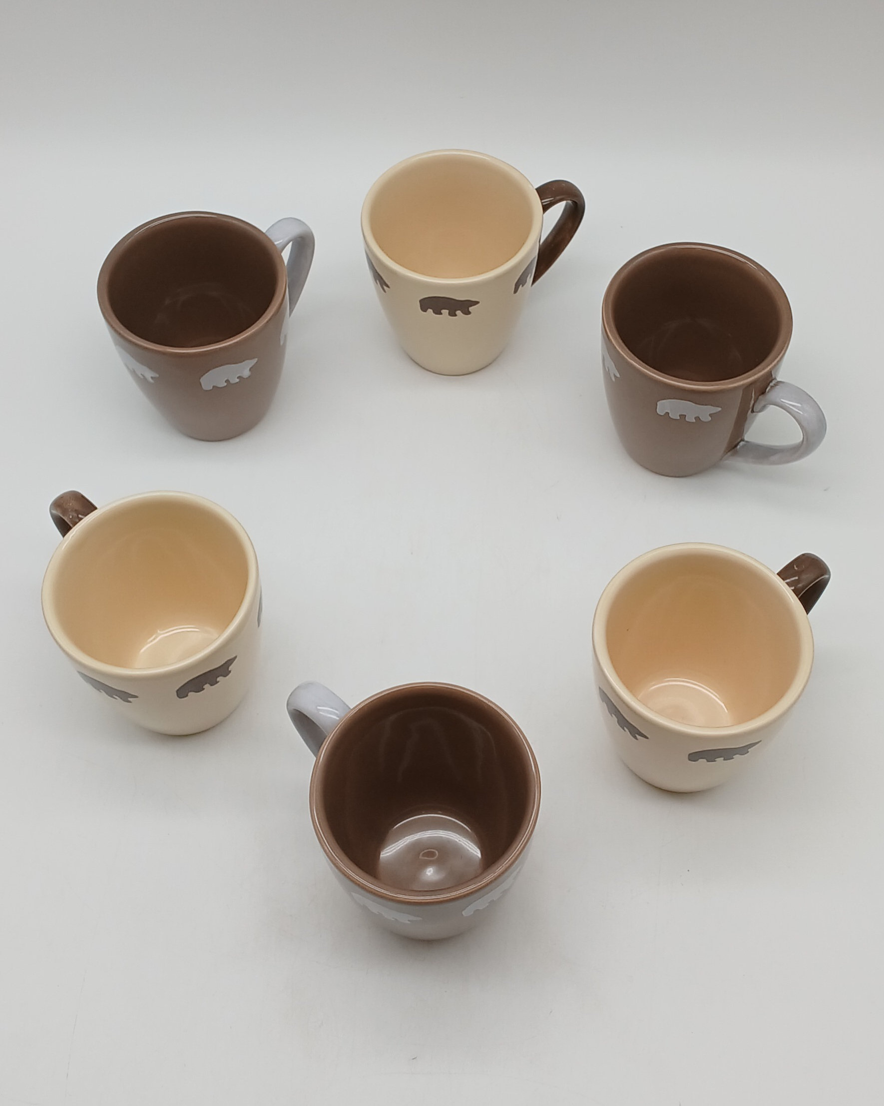 Voir photo 6 de Service à café - expresso complet de 6 tasses et 6 soucoupes - Ours - Chaleureux Service à café - expresso complet de 6 tasses et 6 soucoupes - Ours - Chaleureux reconditionné photo 6