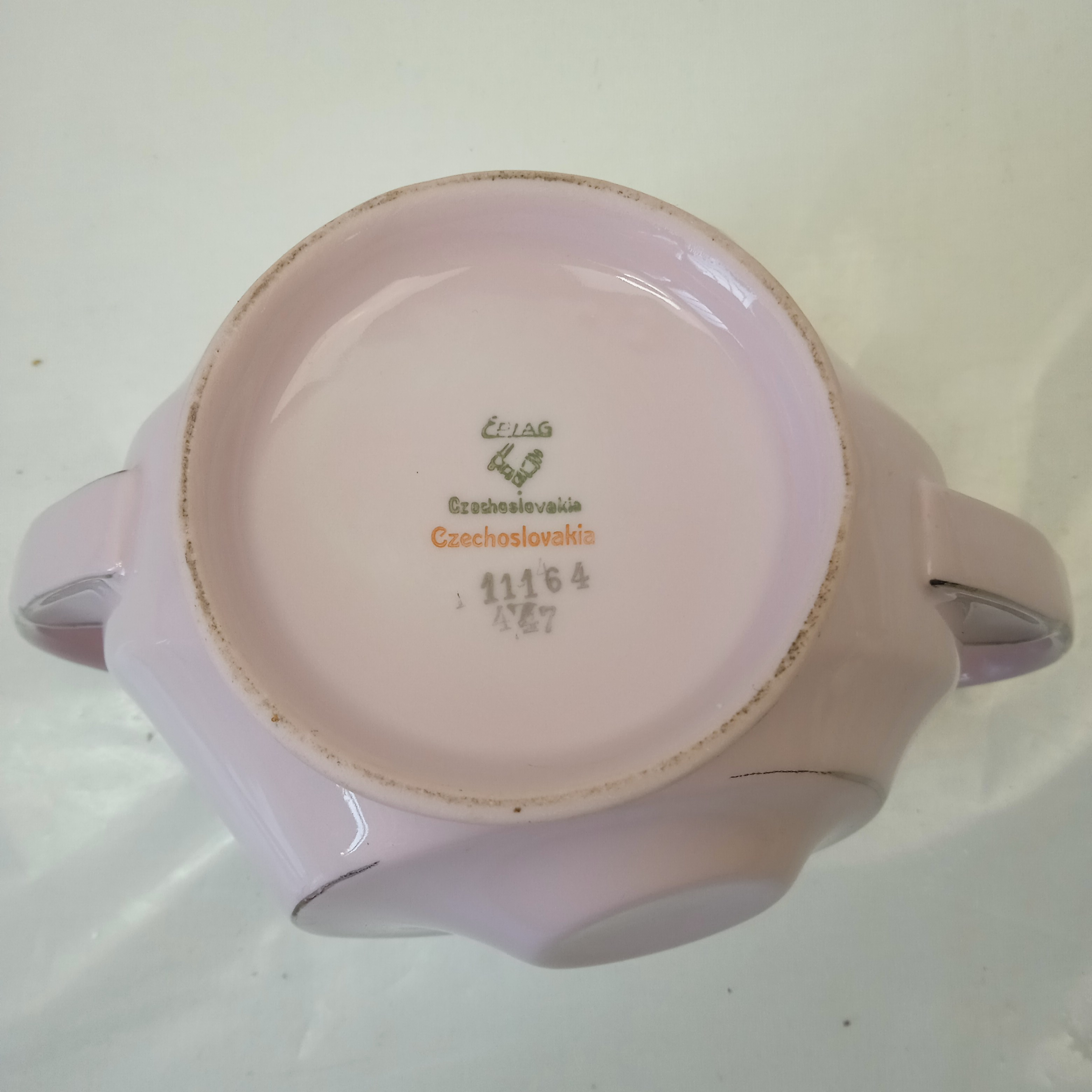 Voir photo 8 de Service à Café Tchécoslovaque en porcelaine, Cafetière, Sucrier, pot à lait Service à Café Tchécoslovaque en porcelaine, Cafetière, Sucrier, pot à lait reconditionné photo 8