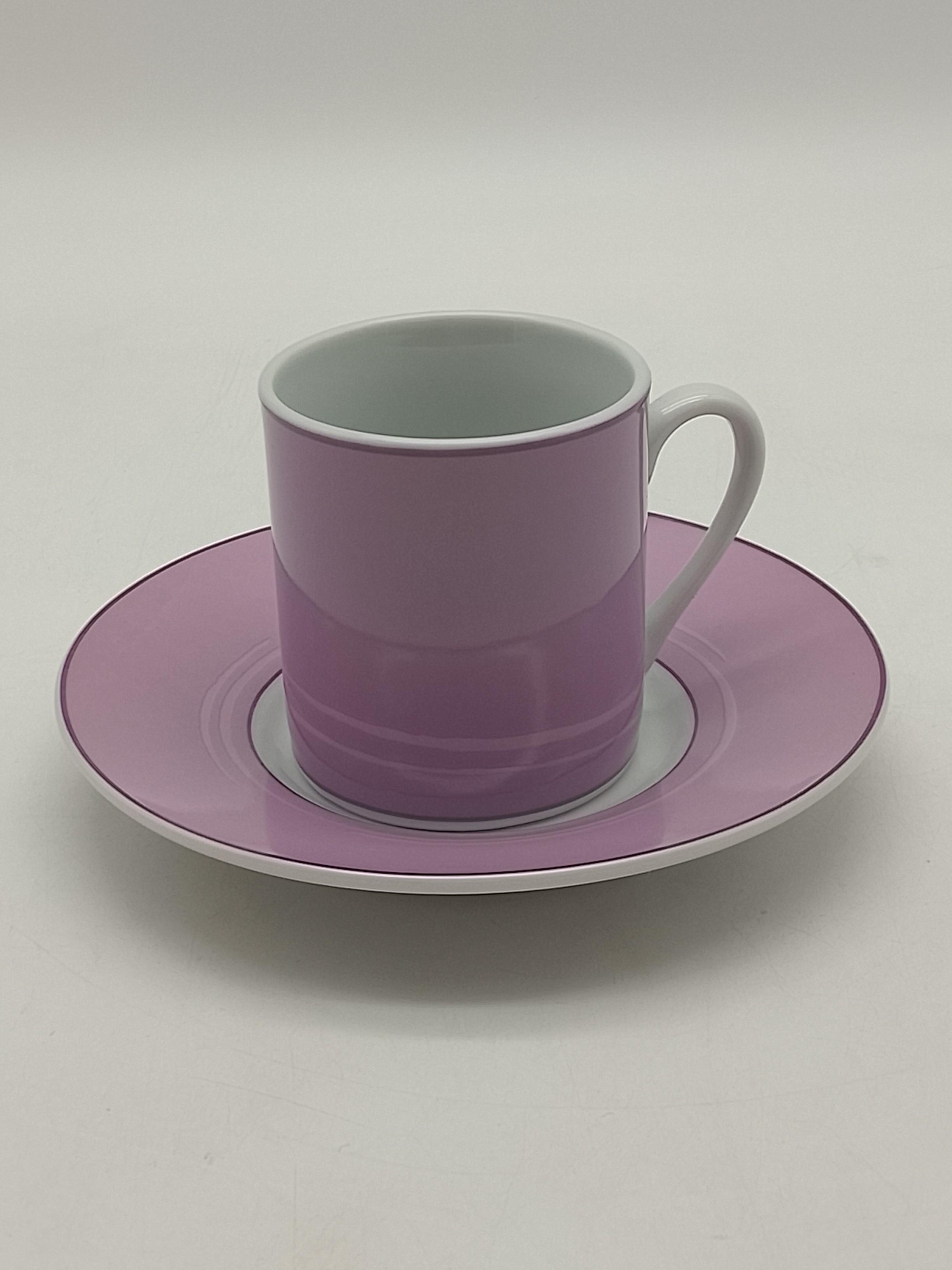 Voir photo 2 de Service à café/thé 12 pièces en porcelaine véritable "lavande" Service à café/thé 12 pièces en porcelaine véritable "lavande" Très bon état reconditionné photo 2