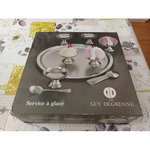 Service À Glace Guy Degrenne occasion - 50,00 € Service À Glace Guy Degrenne occasion reconditionné disponible sur Rakuten