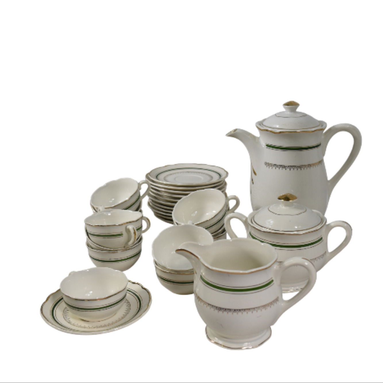 Voir photo 3 de Service à thé en porcelaine Service à thé en porcelaine Bon état reconditionné photo 3