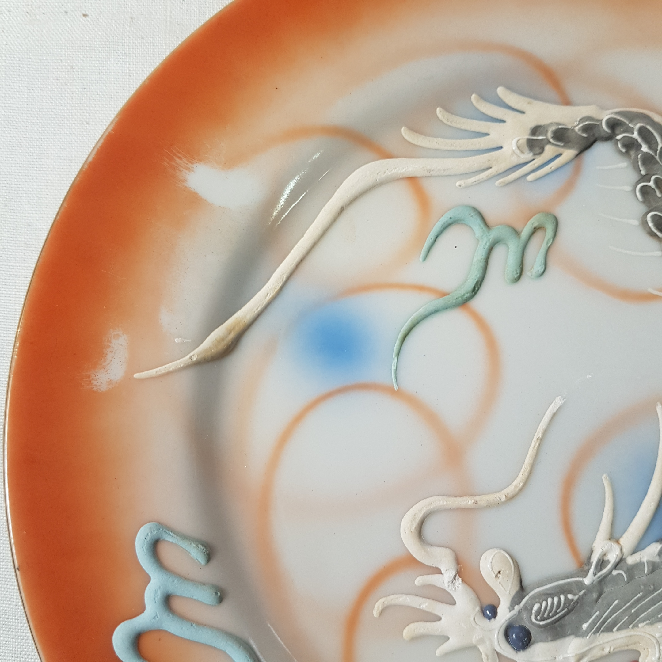 Voir photo 6 de Service à thé vintage japonais Dragonware 6 tasses en porcelaine Service à thé vintage japonais Dragonware 6 tasses en porcelaine reconditionné photo 6